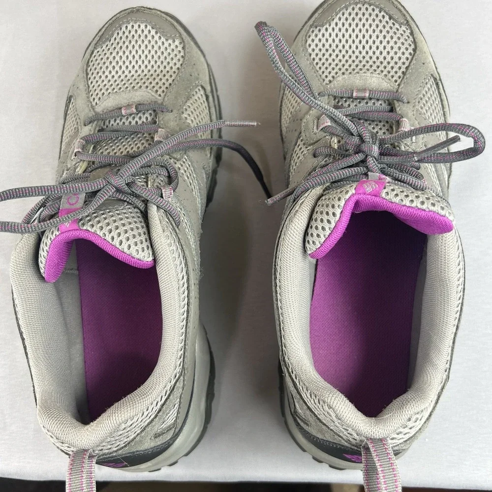 Columbia Plains Ridge Women's Size 10 Gray Trail Hiking Shoes Outdoor